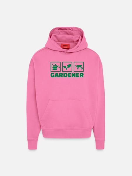 Gardener - Hoodie- made by SPREAD  - AURA PINK