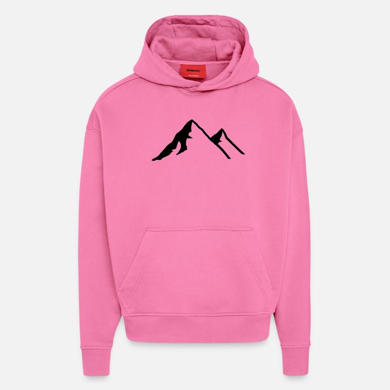 Berg - Hoodie- made by SPREAD  - AURA PINK