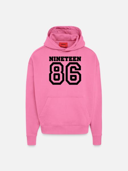 1986 - Hoodie- made by SPREAD  - AURA PINK