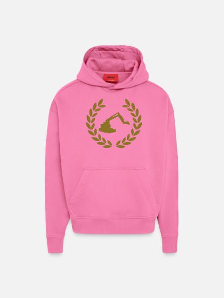 bagger deluxe - Hoodie- made by SPREAD  - AURA PINK