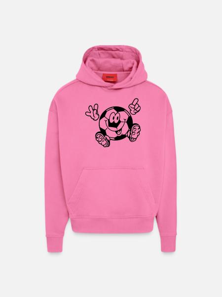 fussball - Hoodie- made by SPREAD  - AURA PINK