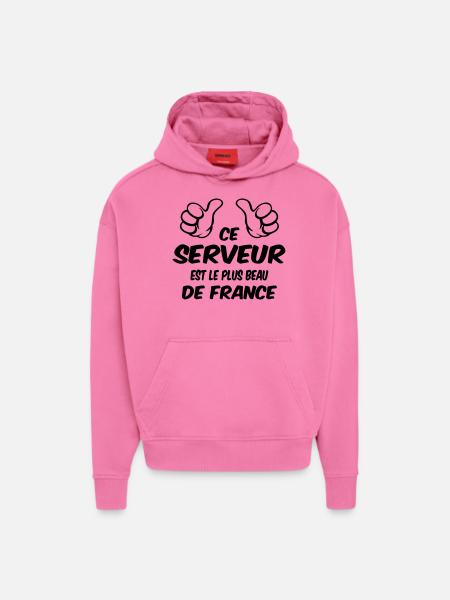 BEST SERVER - Hoodie- made by SPREAD - AURA PINK