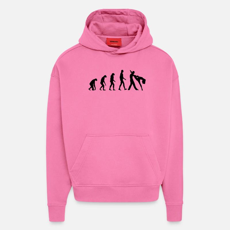 Evolution Dance - Hoodie- made by SPREAD  - AURA PINK