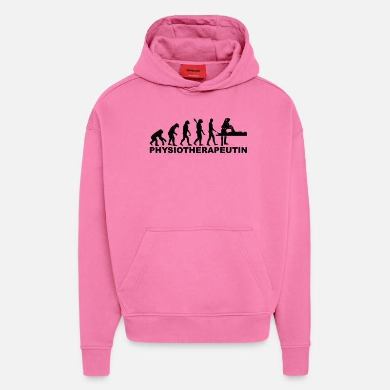 Physiotherapeutin - Hoodie- made by SPREAD - AURA PINK
