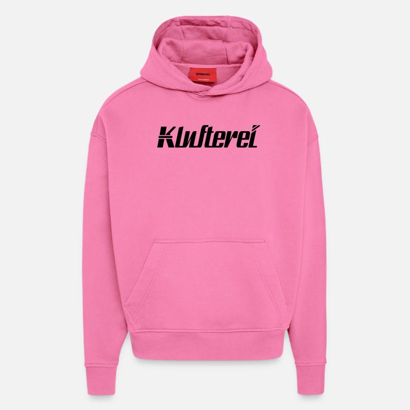 Klufterei Logo - Hoodie- made by SPREAD  - AURA PINK