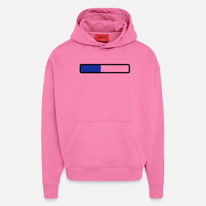 loading laden computer warten - Hoodie- made by SPREAD  - AURA PINK