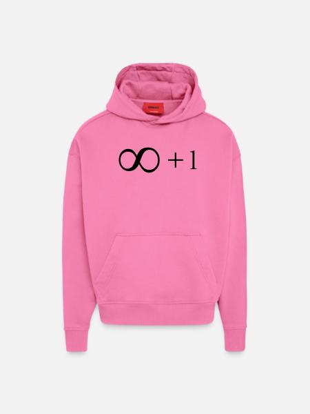 Unendlich + 1 - Hoodie- made by SPREAD - AURA PINK
