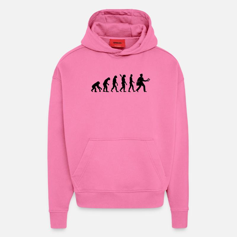 Evolution mailman - Hoodie- made by SPREAD  - AURA PINK