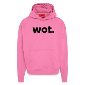 wot. Workout Wear - Hoodie- made by SPREAD  - AURA PINK - Vorne - Dylan (187cm)