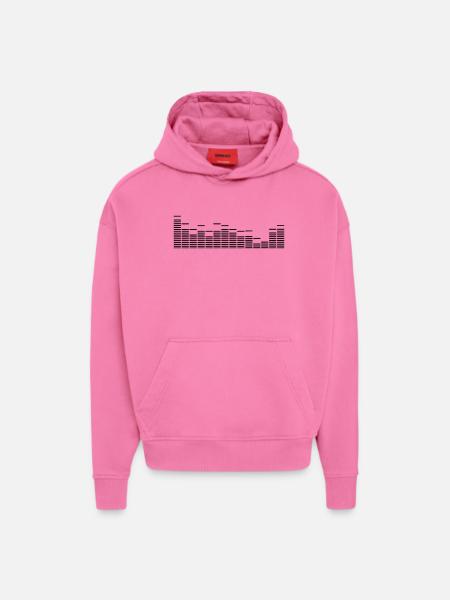 sound - Hoodie- made by SPREAD - AURA PINK