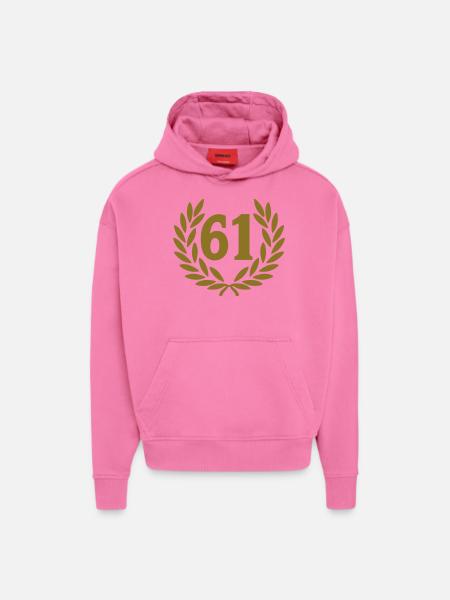 61_corona_premio_2 - Hoodie- made by SPREAD  - AURA PINK