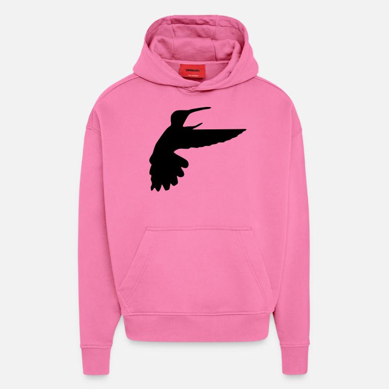 kolibri vogel - Hoodie- made by SPREAD  - AURA PINK