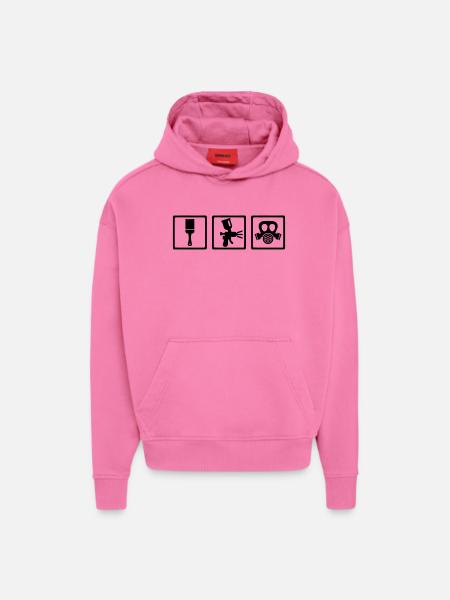 Lacquerer - Hoodie- made by SPREAD  - AURA PINK