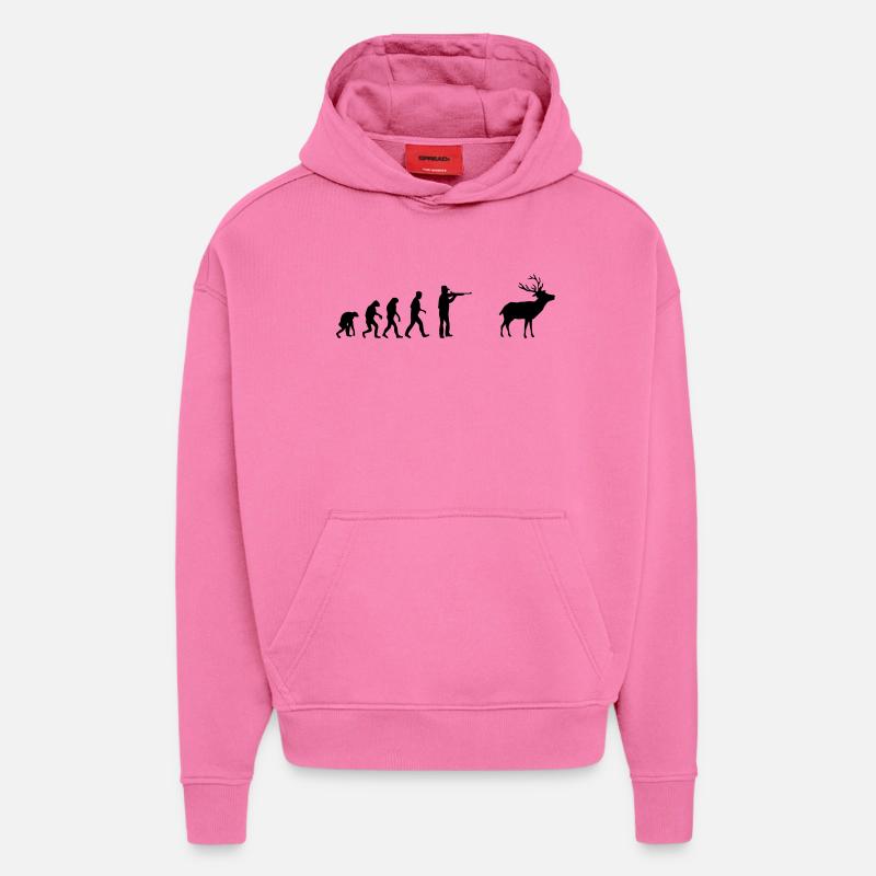 jäger evolution - Hoodie- made by SPREAD  - AURA PINK