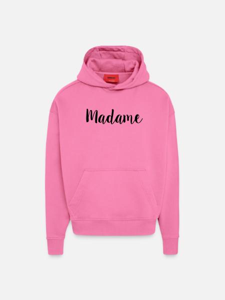 madame simple - Hoodie- made by SPREAD  - AURA PINK
