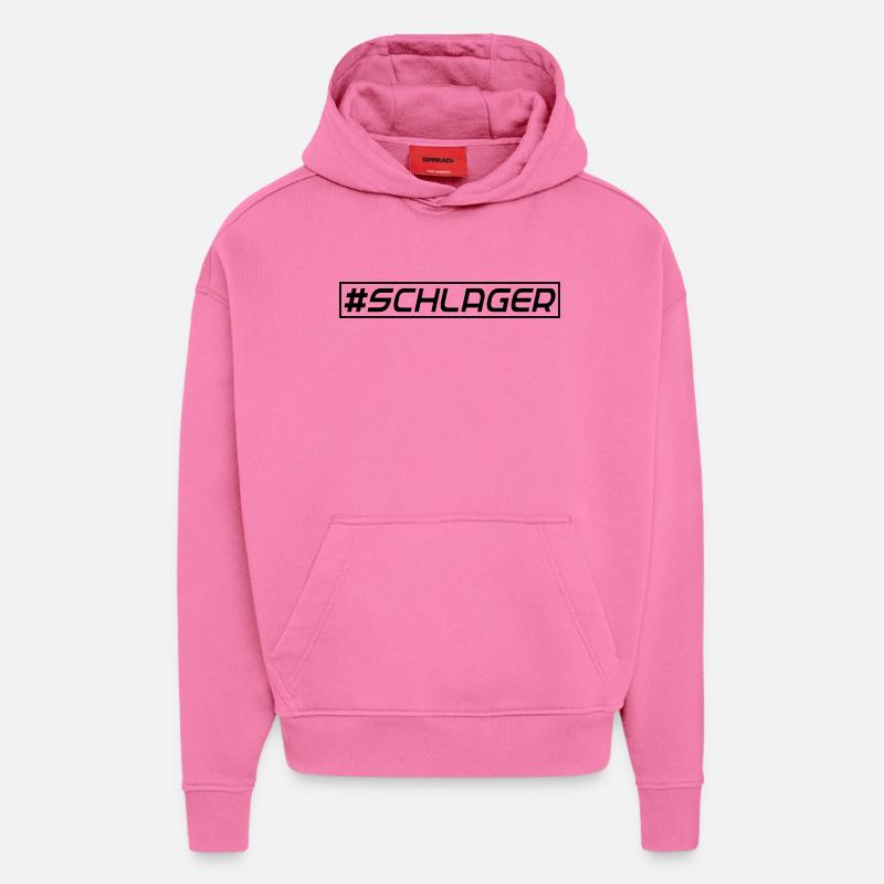 #SCHLAGER - Hoodie- made by SPREAD  - AURA PINK