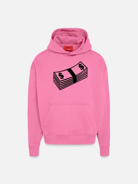 Dollar Geld - Hoodie- made by SPREAD - AURA PINK