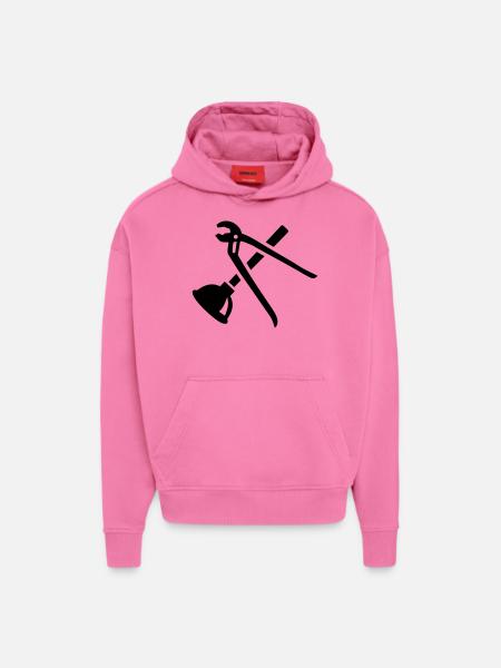 Klempner - Hoodie- made by SPREAD  - AURA PINK