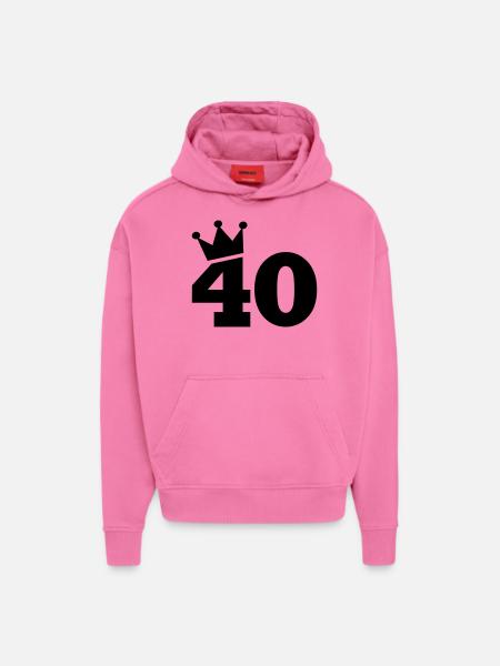 40 - Hoodie- made by SPREAD  - AURA PINK