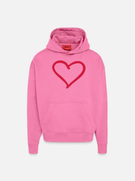 Herz - Hoodie- made by SPREAD - AURA PINK