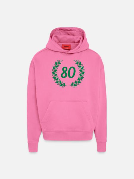 80th birthday - Hoodie- made by SPREAD  - AURA PINK