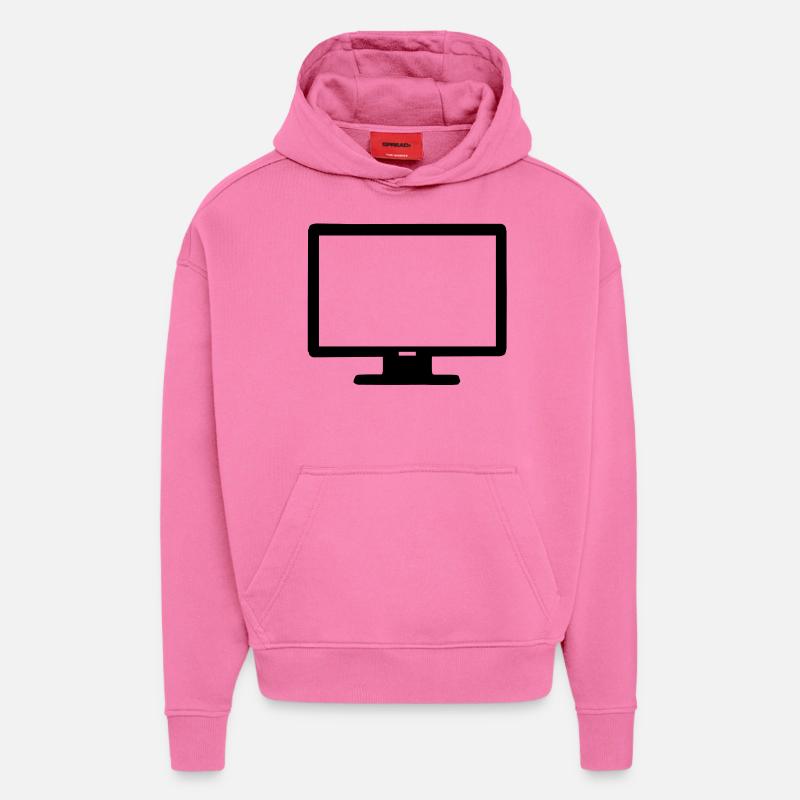 Computer Bildschirm - Hoodie- made by SPREAD  - AURA PINK