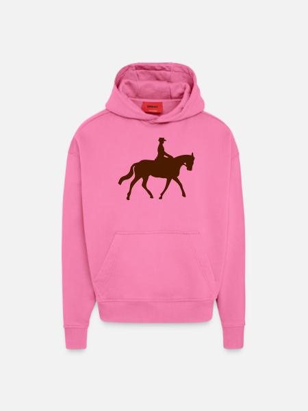 sport riding - Hoodie- made by SPREAD - AURA PINK