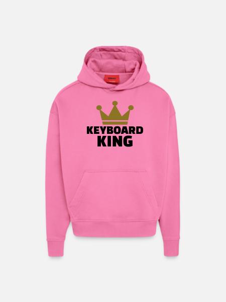 Keyboard King - Hoodie- made by SPREAD - AURA PINK