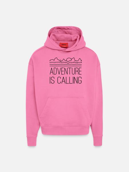 Adventure is calling - Hoodie- made by SPREAD  - AURA PINK