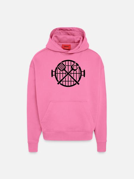 grill - Hoodie- made by SPREAD - AURA PINK