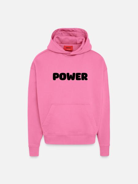 POWER - Hoodie- made by SPREAD - AURA PINK