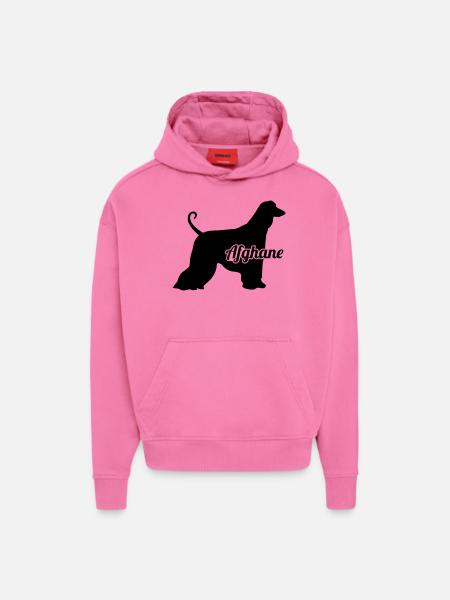 Afghanischer Windhund - Hoodie- made by SPREAD - AURA PINK