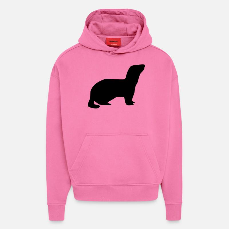 Frettchen - Hoodie- made by SPREAD  - AURA PINK
