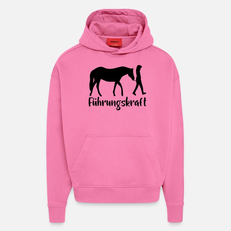 Pferd - Hoodie- made by SPREAD - AURA PINK