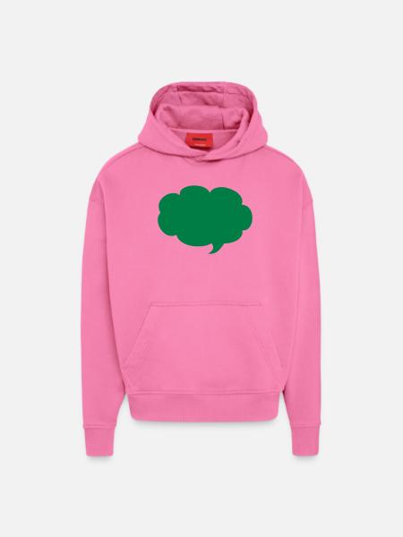 Cartoon speech bubble - Hoodie- made by SPREAD  - AURA PINK