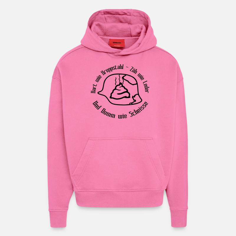 Nazis Sind... - Hoodie- made by SPREAD  - AURA PINK
