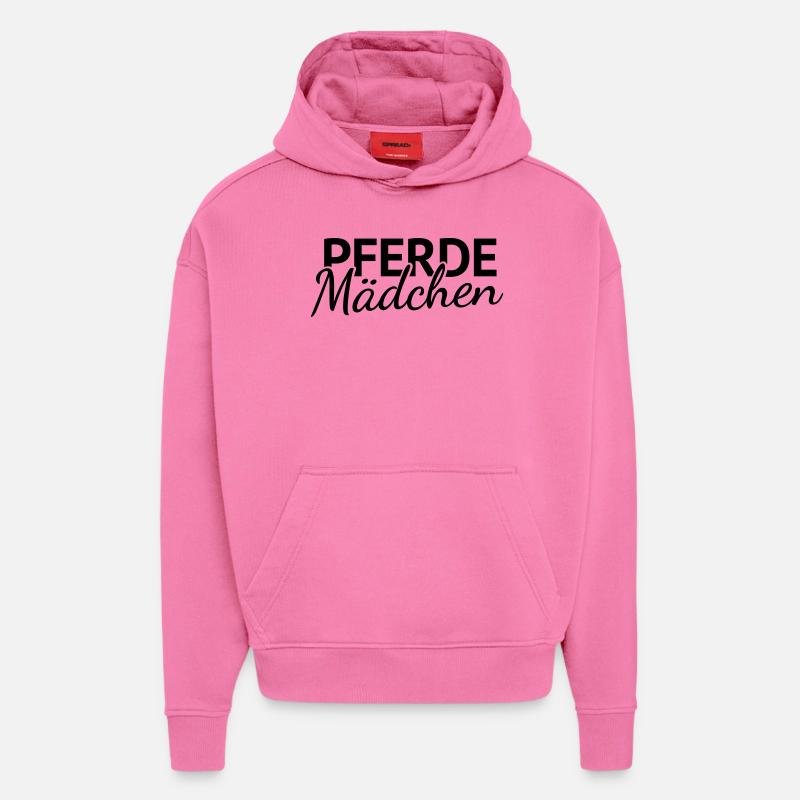 Pferdemädchen - Hoodie- made by SPREAD - AURA PINK