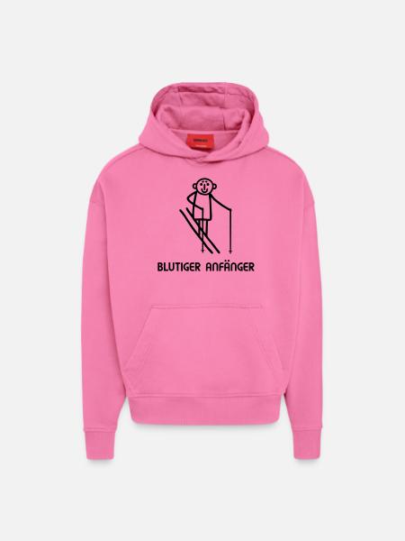 Skifahrer Anfänger - Hoodie- made by SPREAD - AURA PINK