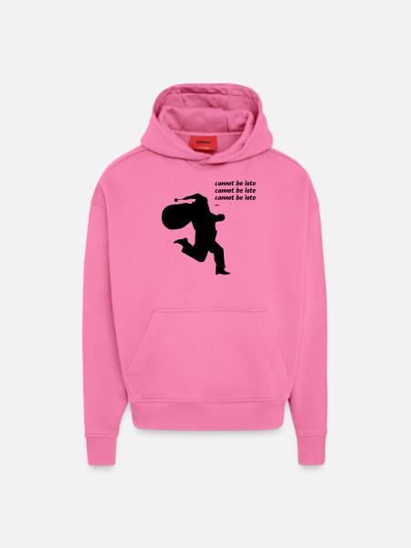 Santa Claus cannot be late - Hoodie- made by SPREAD  - AURA PINK