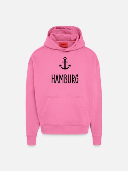 Hamburg Anchor - Hoodie- made by SPREAD  - AURA PINK