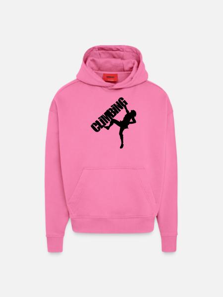 klettern - Hoodie- made by SPREAD  - AURA PINK