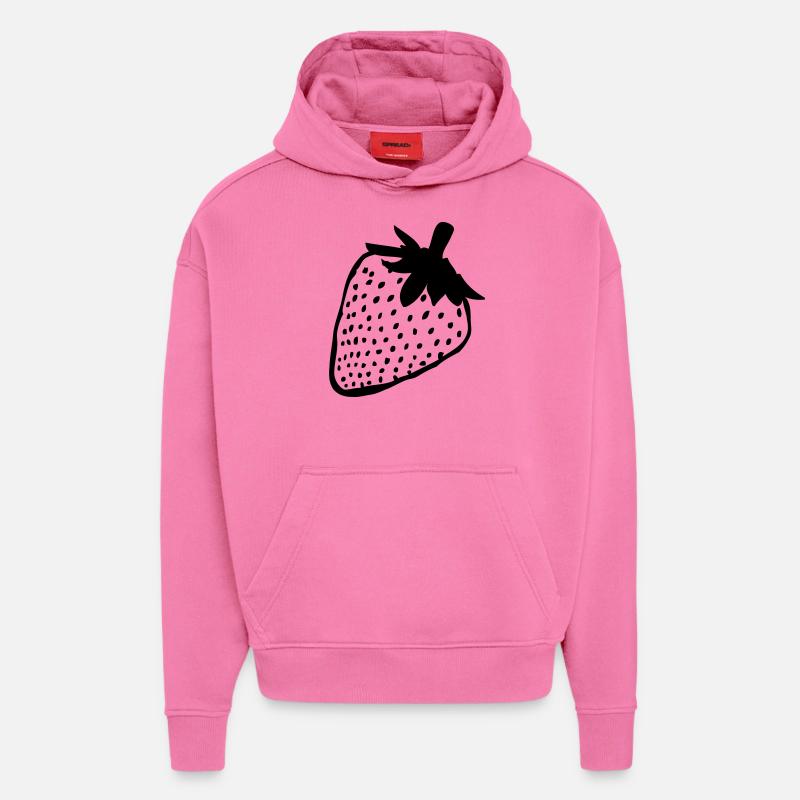 Erdbeere - Hoodie- made by SPREAD  - AURA PINK