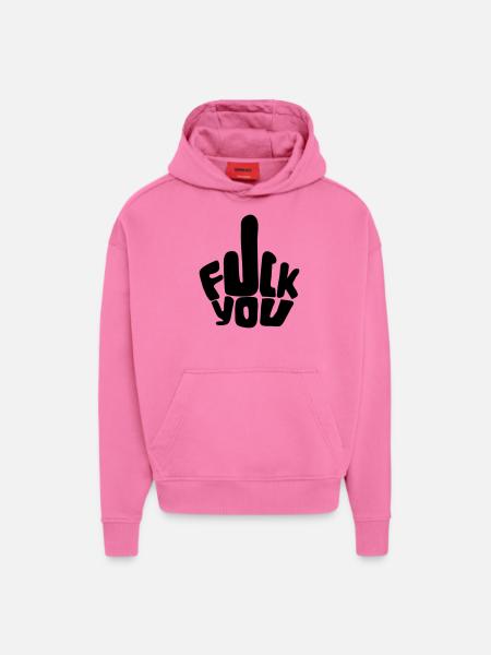FUCK YOU - Hoodie- made by SPREAD - AURA PINK