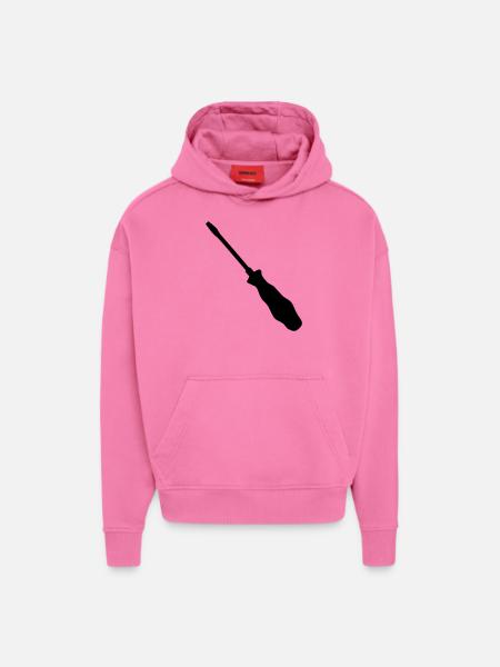Screwdriver - Tool - Hoodie- made by SPREAD - AURA PINK
