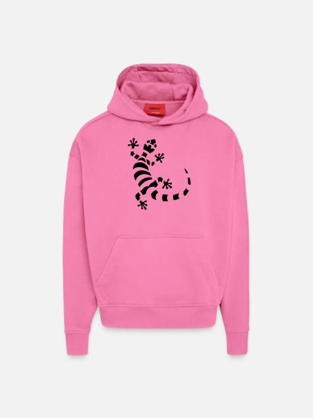 Gecko - Hoodie- made by SPREAD - AURA PINK