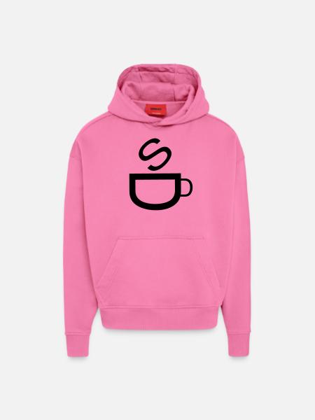 Cafe - Hoodie- made by SPREAD  - AURA PINK