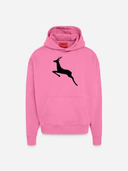 Springender Bock - Hoodie- made by SPREAD - AURA PINK