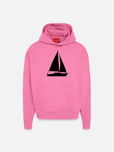 sailing boat - Hoodie- made by SPREAD - AURA PINK