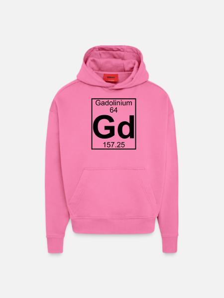 Gadolinium (Gd) (element 64) - Hoodie- made by SPREAD  - AURA PINK