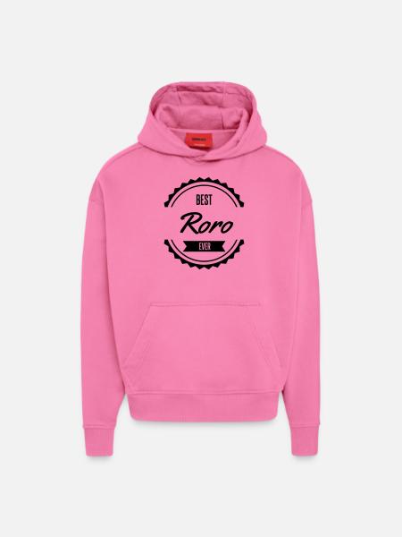 best roro - Hoodie- made by SPREAD - AURA PINK
